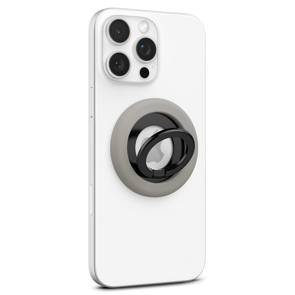 Spigen Spigen Magnetisk MagSafe Ringhållare Nano Pop Truffle Grey - Teknikhallen.se