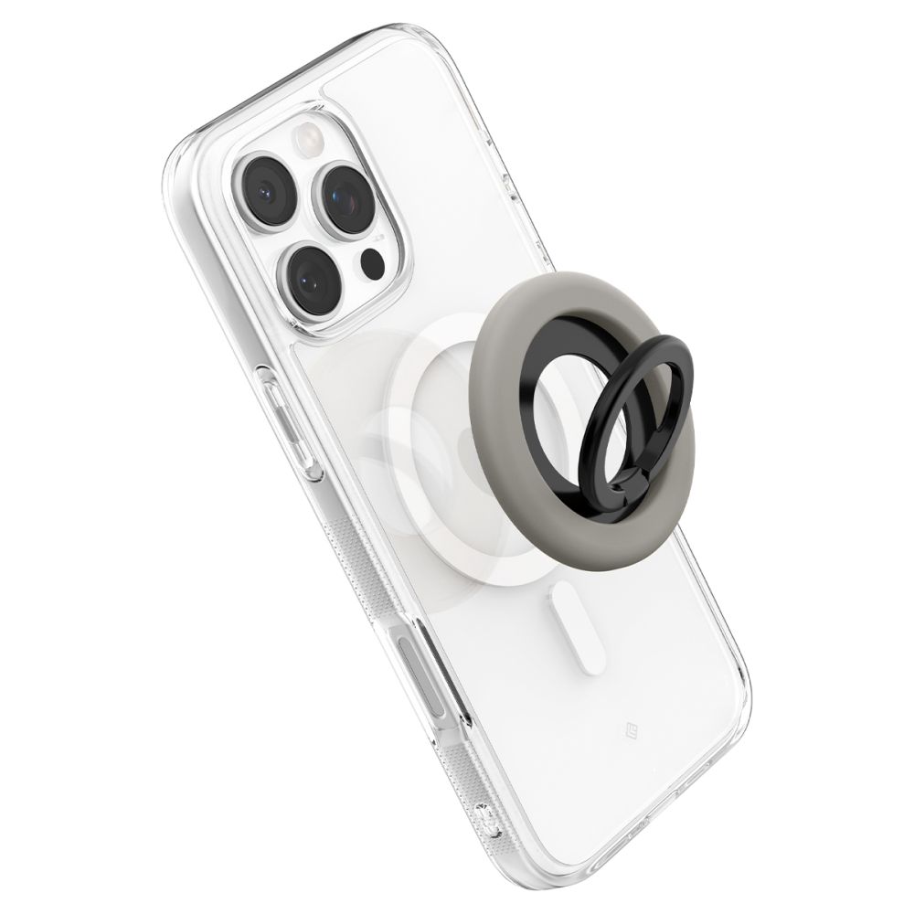 Spigen Spigen Magnetisk MagSafe Ringhållare Nano Pop Truffle Grey - Teknikhallen.se