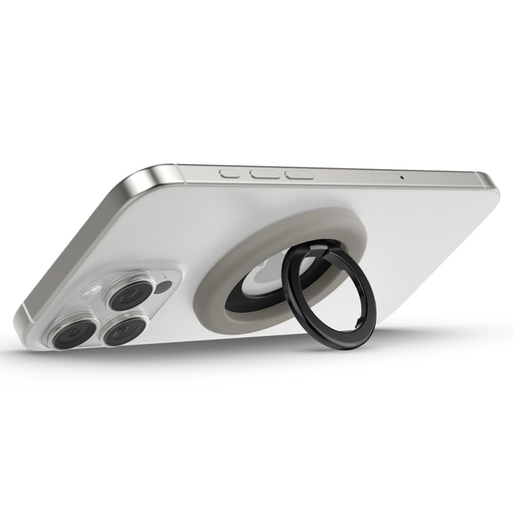 Spigen Spigen Magnetisk MagSafe Ringhållare Nano Pop Truffle Grey - Teknikhallen.se