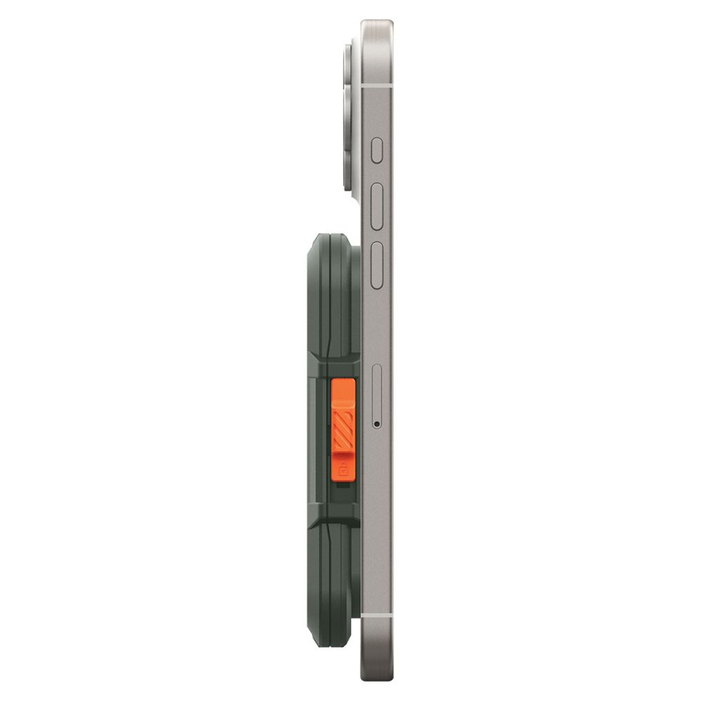 Spigen Spigen Magnetisk MagSafe Korthållare Lock Fit Militär Grön - Teknikhallen.se