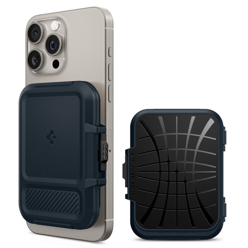 Spigen Spigen Magnetisk MagSafe Korthållare Lock Fit Metal Slate - Teknikhallen.se