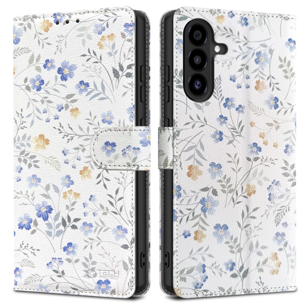 Tech-Protect Tech-Protect Galaxy A26 5G Fodral Läder Spring Flowers - Teknikhallen.se