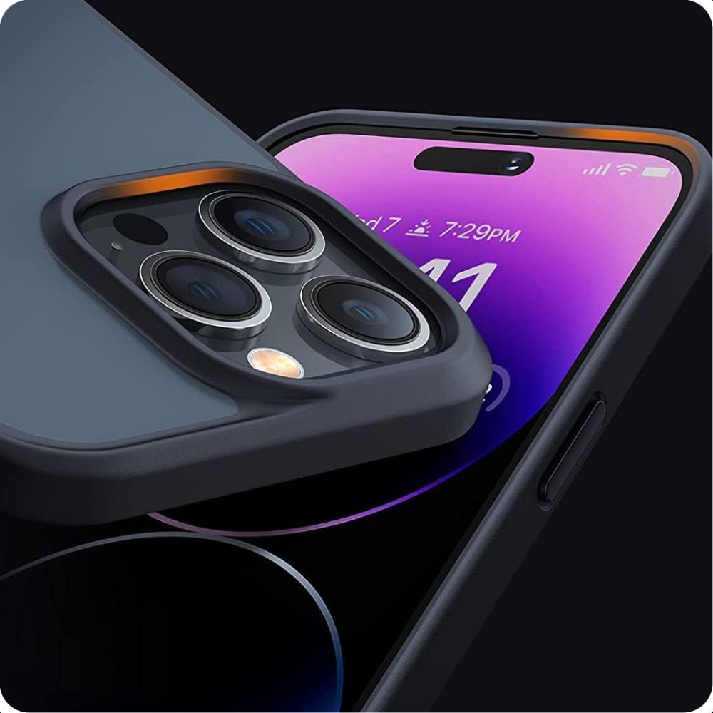 Tech-Protect Tech-Protect Nothing Phone 3a Pro Skal MagMat Svart / Transparent - Teknikhallen.se