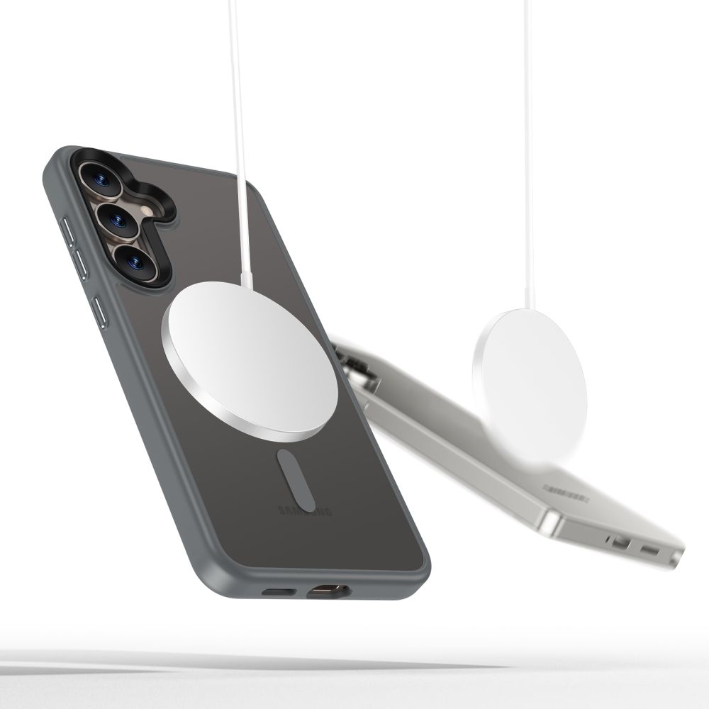 Tech-Protect Tech-Protect Galaxy S25 Skal MagSafe MagMat Matt Titanium - Teknikhallen.se