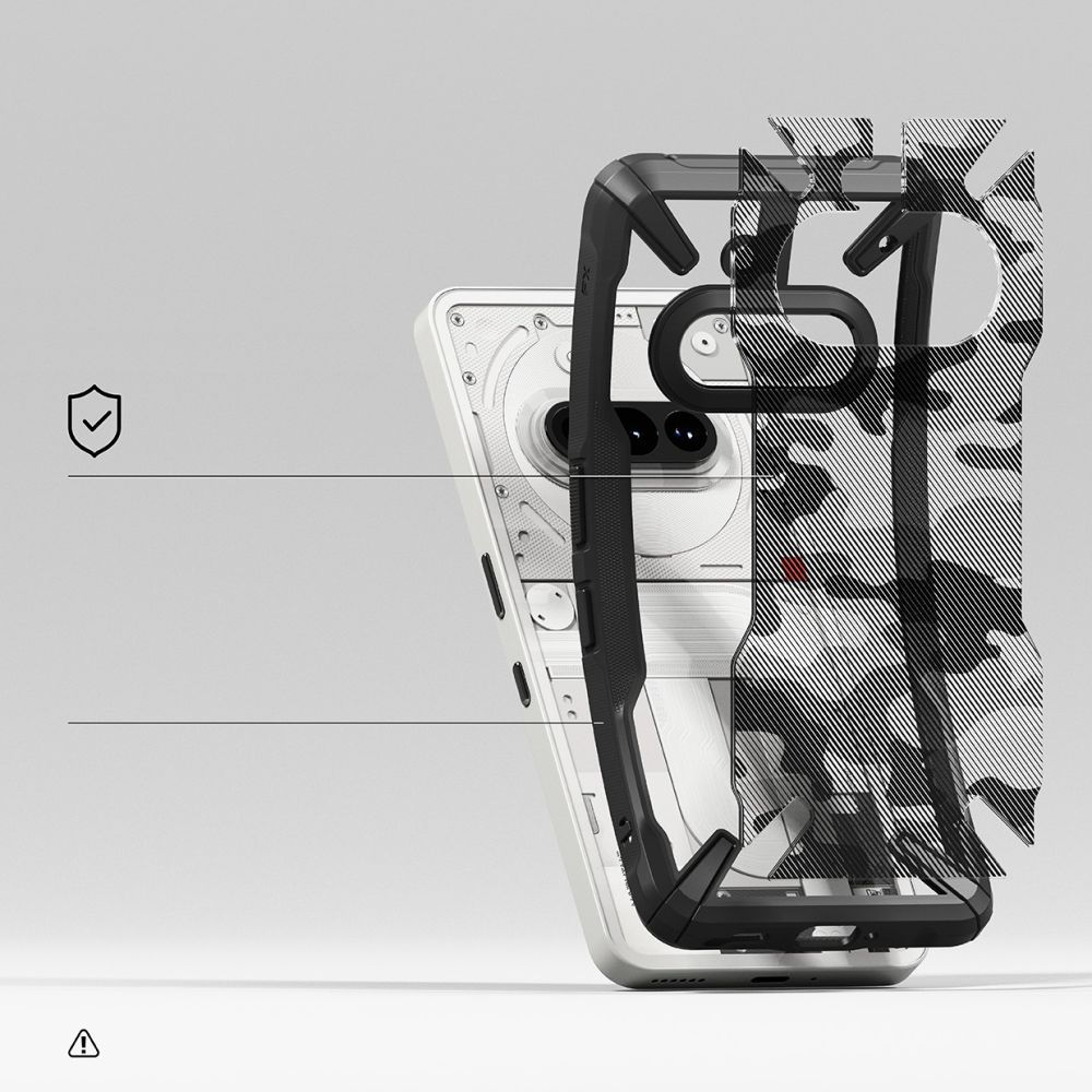 Ringke Ringke Nothing Phone 3a Skal Fusion X Camo Svart - Teknikhallen.se