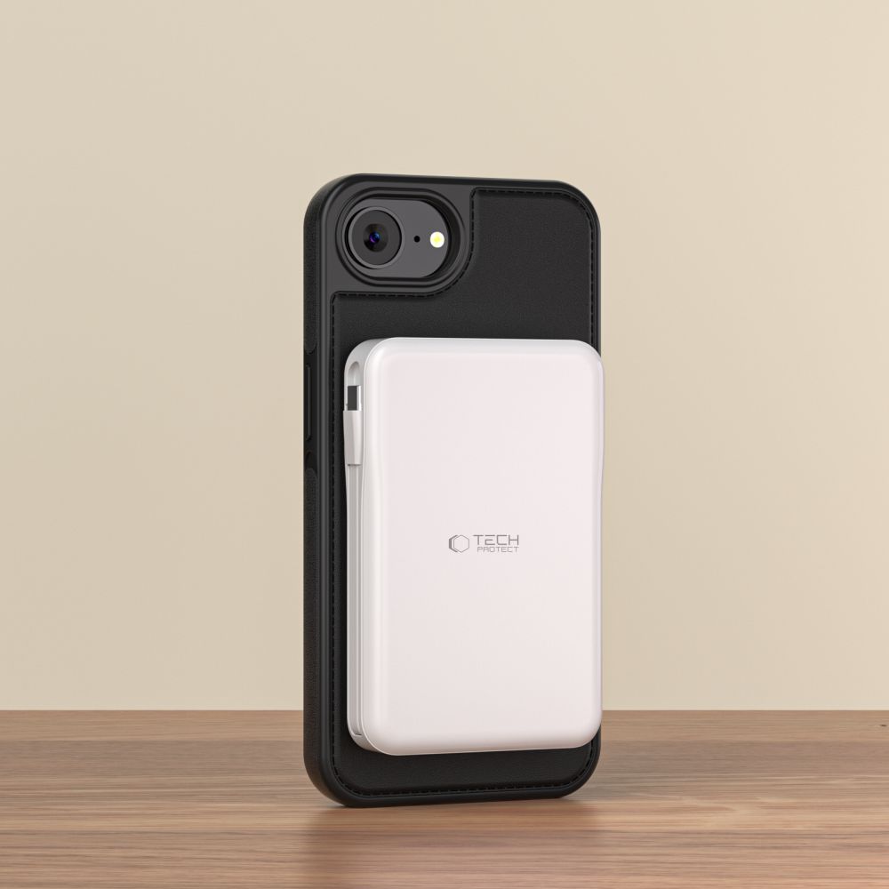 Tech-Protect Tech-Protect iPhone 16e MagSafe 2in1 Magnet Fodral/Skal Svart - Teknikhallen.se
