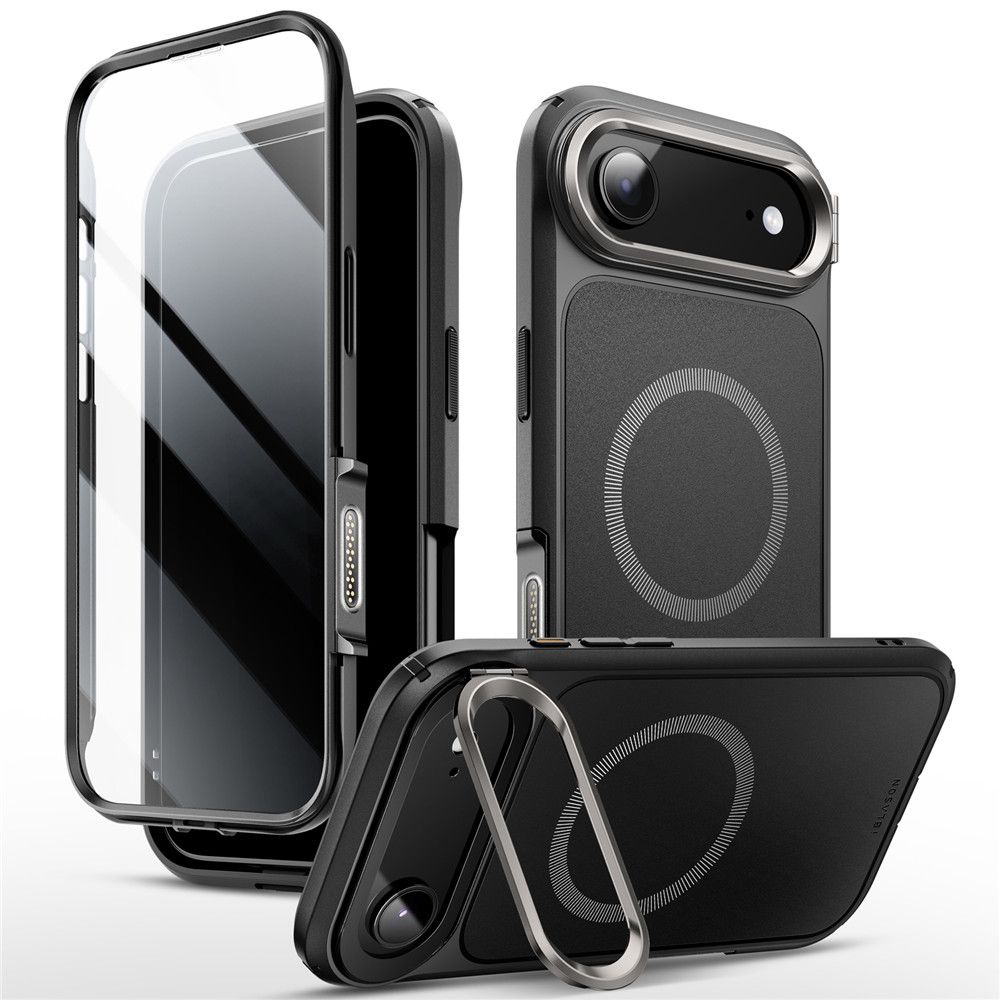 Supcase Supcase iPhone Air Skal MagSafe Iblsn Ares Flip Svart - Teknikhallen.se