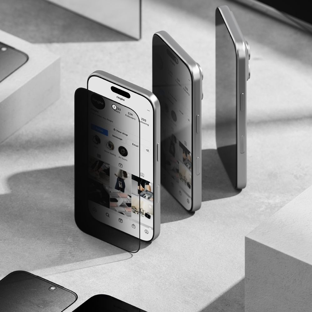 Ringke Ringke iPhone 17 2-PACK Easy Slide Skärmskydd Privacy - Teknikhallen.se