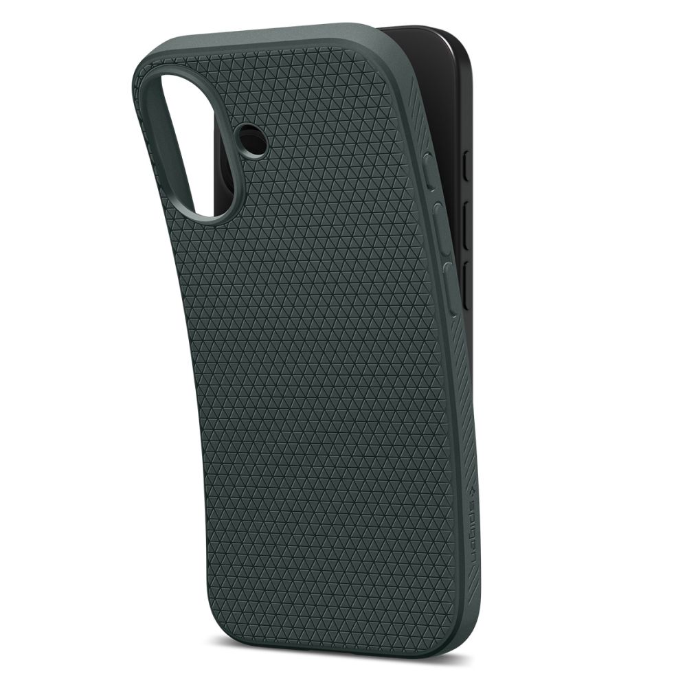 Spigen Spigen iPhone 17 Skal Liquid Air Abyss Green - Teknikhallen.se