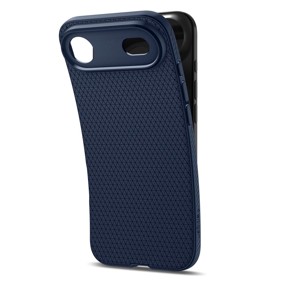 Spigen Spigen iPhone Air Skal Liquid Air Navy Blue - Teknikhallen.se