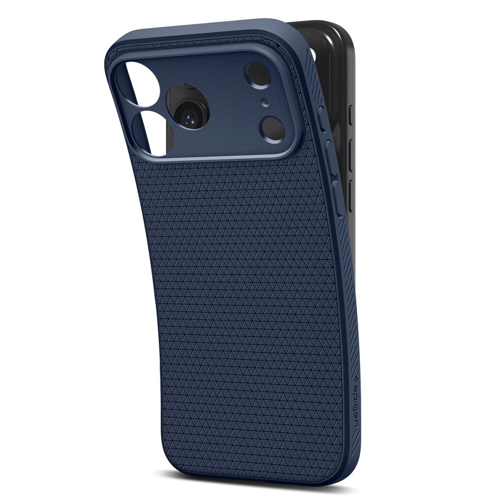 Spigen Spigen iPhone 17 Pro Skal Liquid Air Navy Blue - Teknikhallen.se