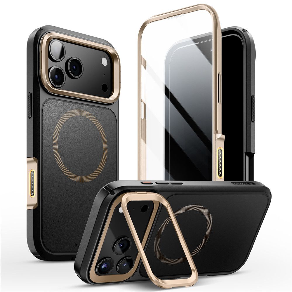 Supcase Supcase iPhone 17 Pro Skal MagSafe Iblsn Ares Flip Desert Gold - Teknikhallen.se