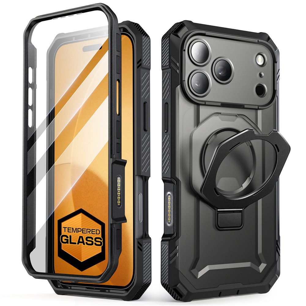 Supcase Supcase iPhone 17 Pro Skal MagSafe Unicorn Beetle Grip Pro Svart - Teknikhallen.se