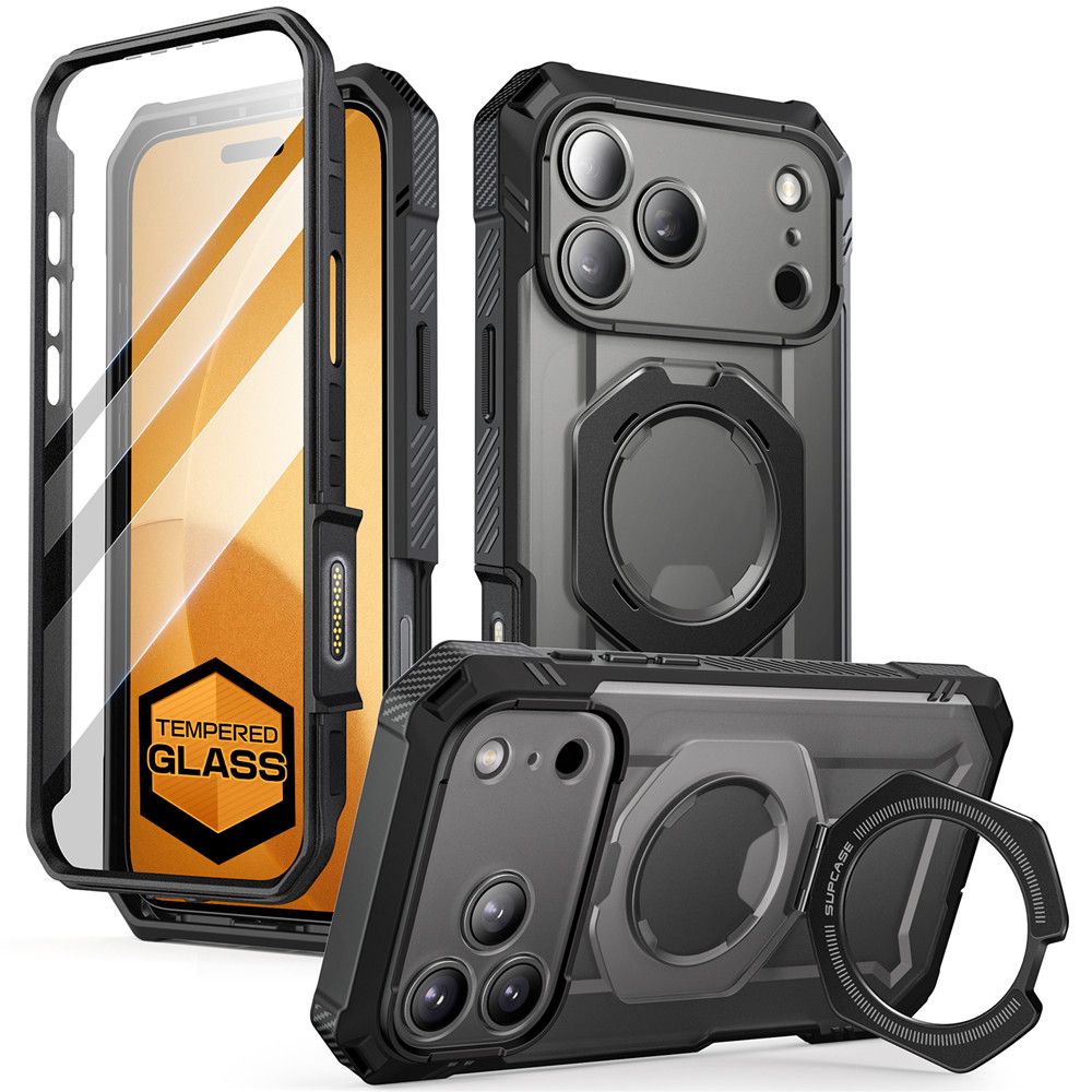 Supcase Supcase iPhone 17 Pro Max Skal MagSafe Unicorn Beetle Grip Pro Svart - Teknikhallen.se