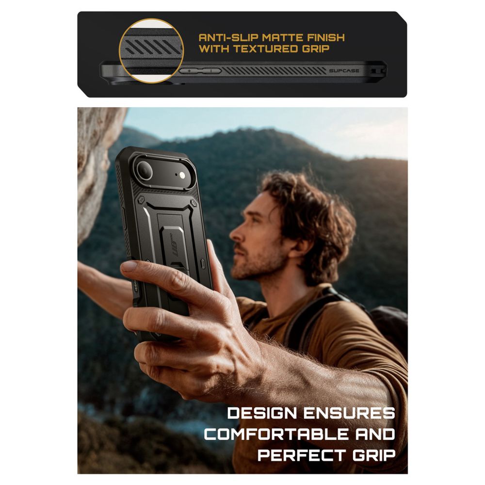 Supcase Supcase iPhone Air Skal Unicorn Beetle Pro Svart - Teknikhallen.se