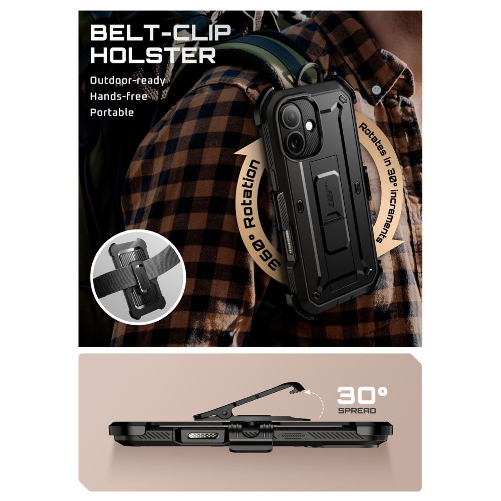 Supcase Supcase iPhone 17 Skal Unicorn Beetle Pro Svart - Teknikhallen.se