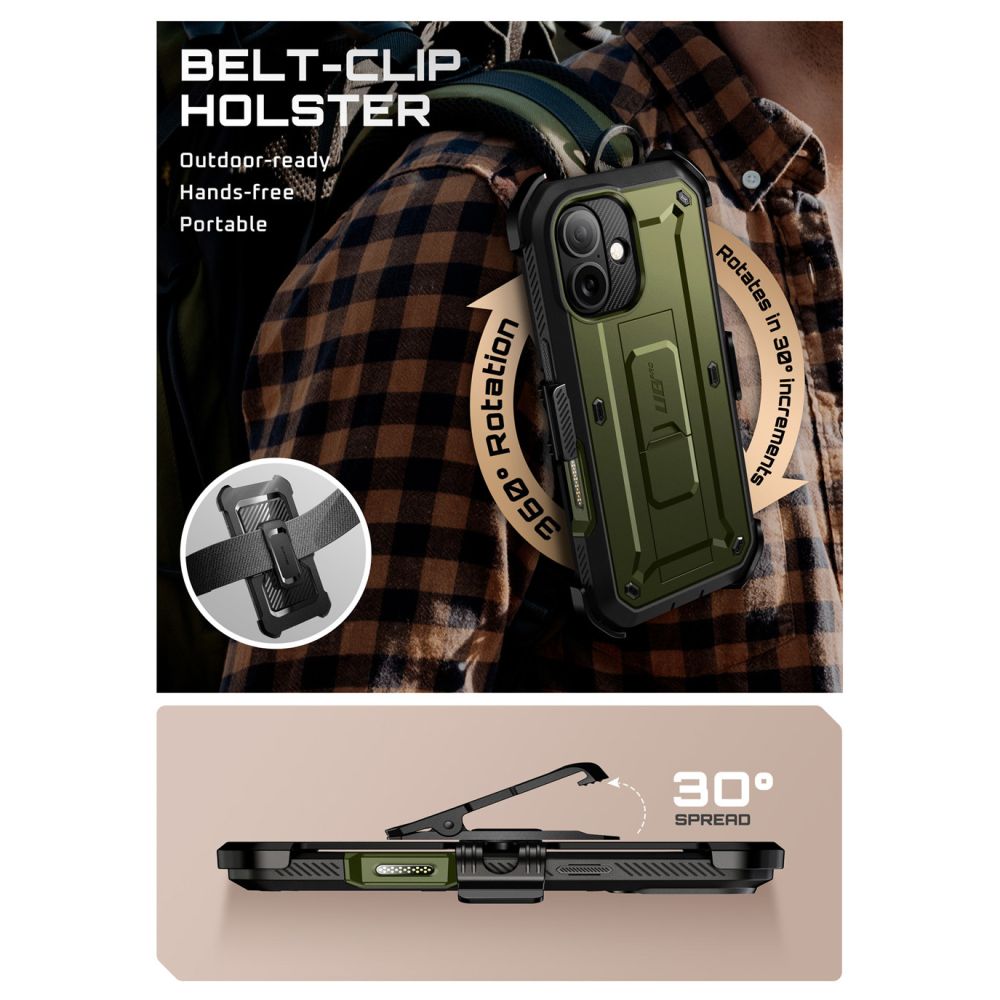 Supcase Supcase iPhone 17 Skal Unicorn Beetle Pro Guldan - Teknikhallen.se