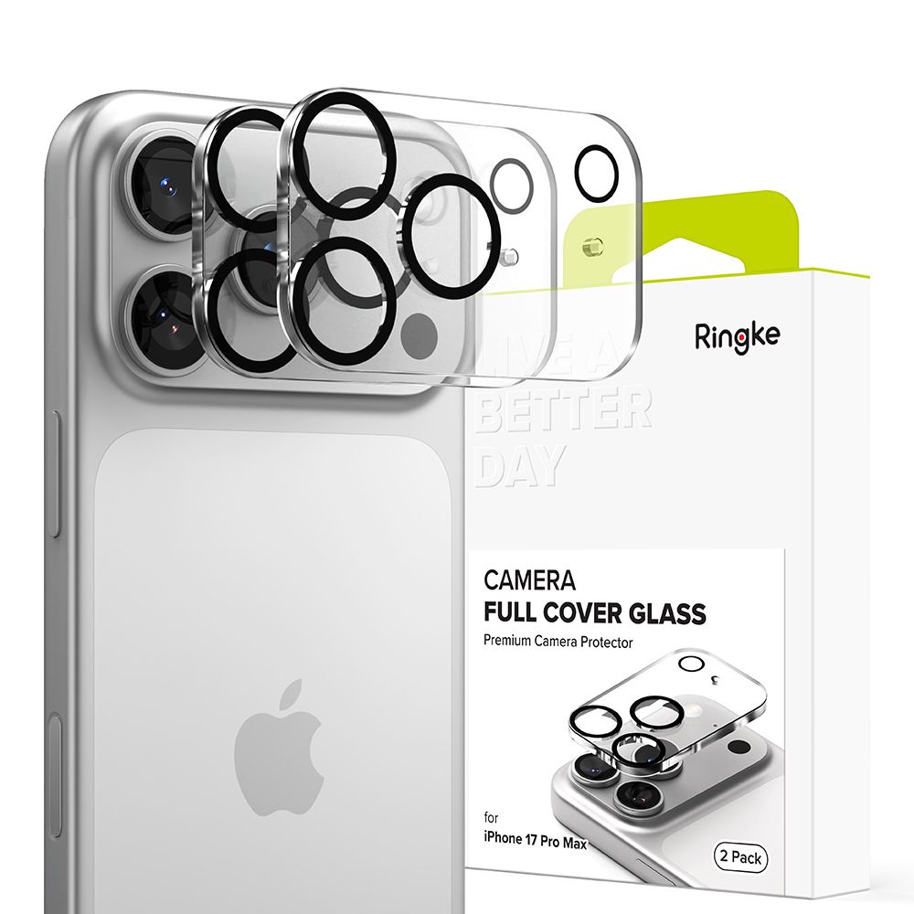 Ringke Ringke iPhone 17 Pro Max 2-PACK Linsskydd Svart - Teknikhallen.se