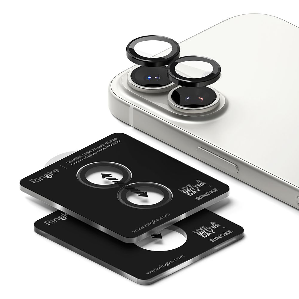 Ringke Ringke iPhone 17 2-PACK Linsskydd Svart - Teknikhallen.se