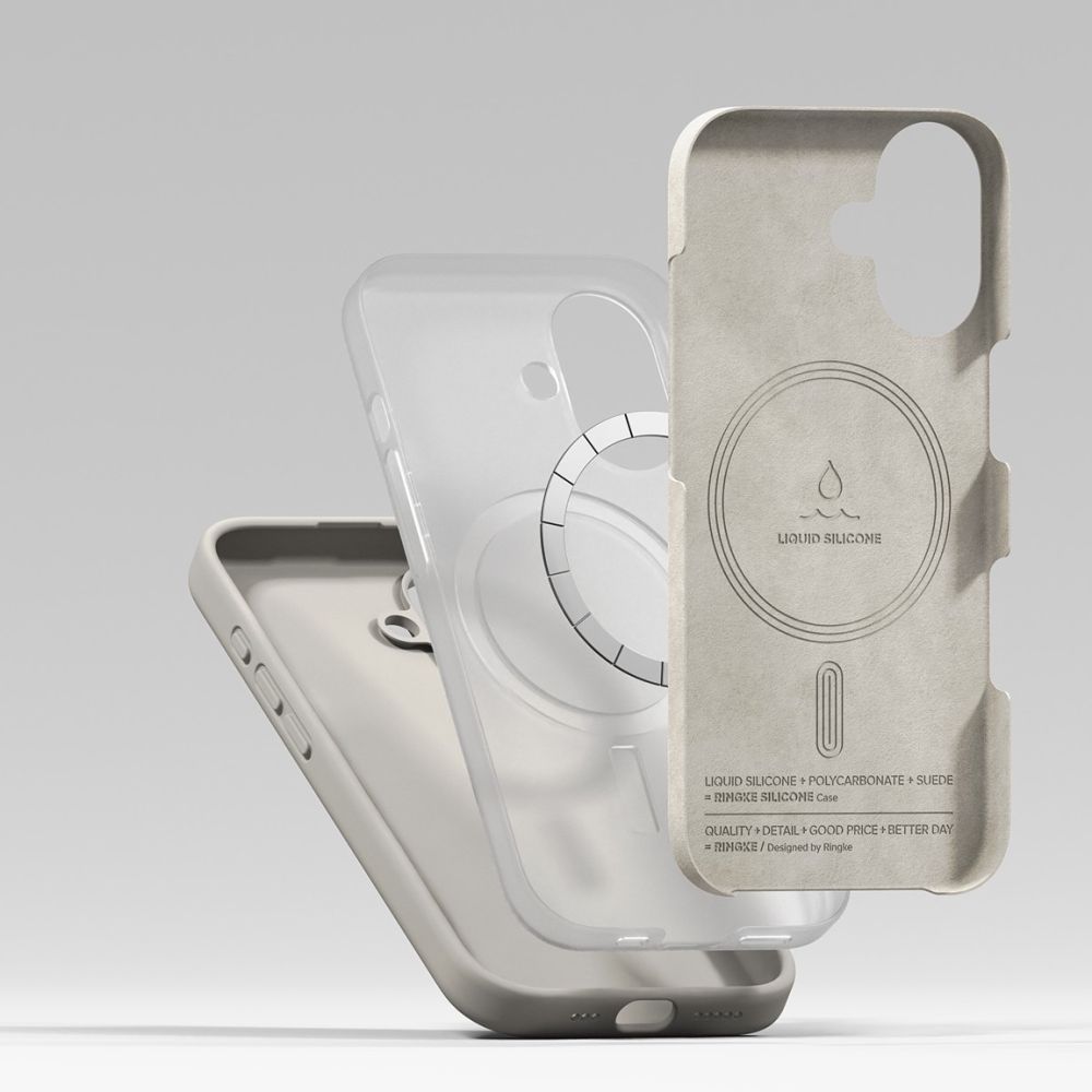Ringke Ringke iPhone 17 Skal MagSafe Silikon Stone - Teknikhallen.se