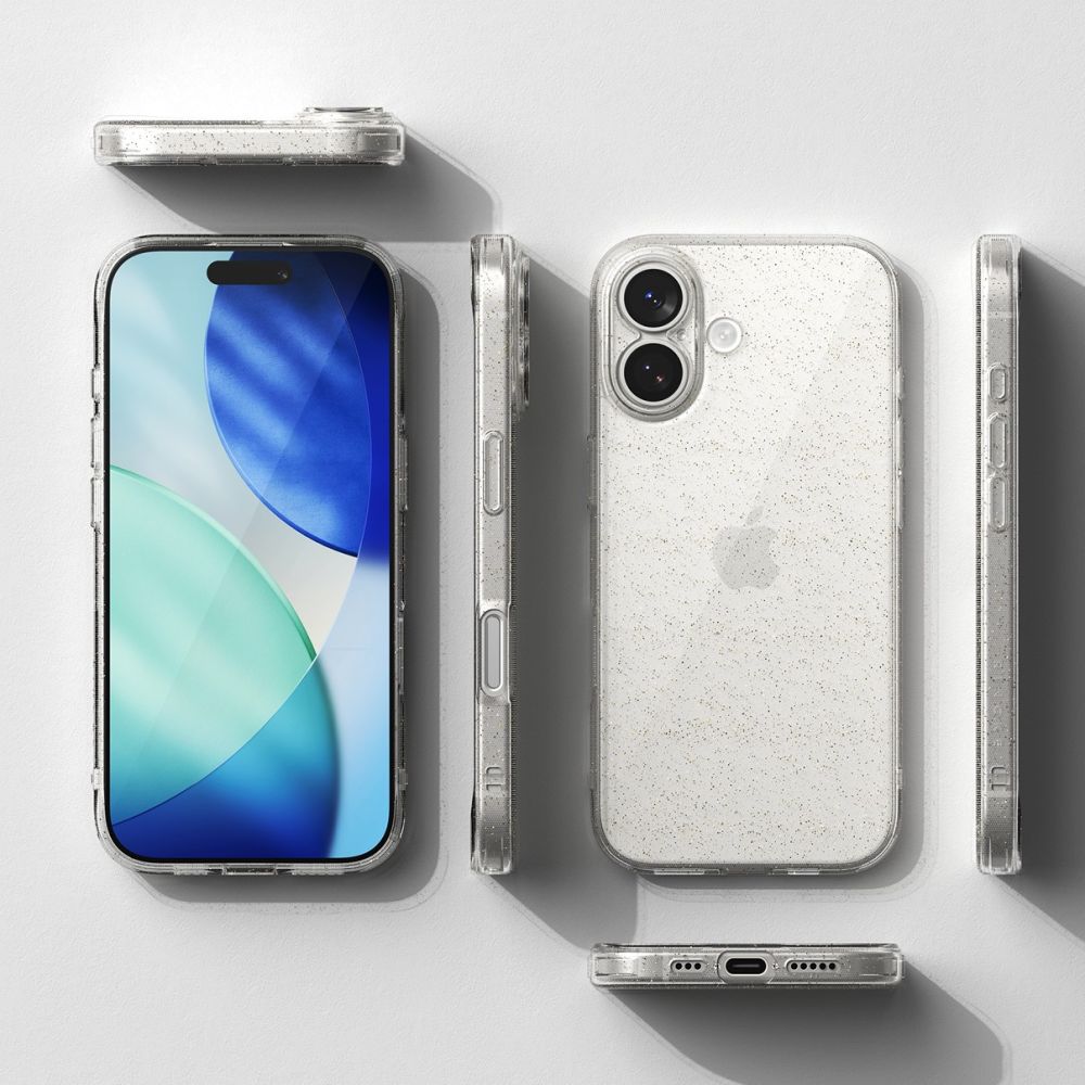 Ringke Ringke iPhone 17 Skal Air Glitter Transparent - Teknikhallen.se
