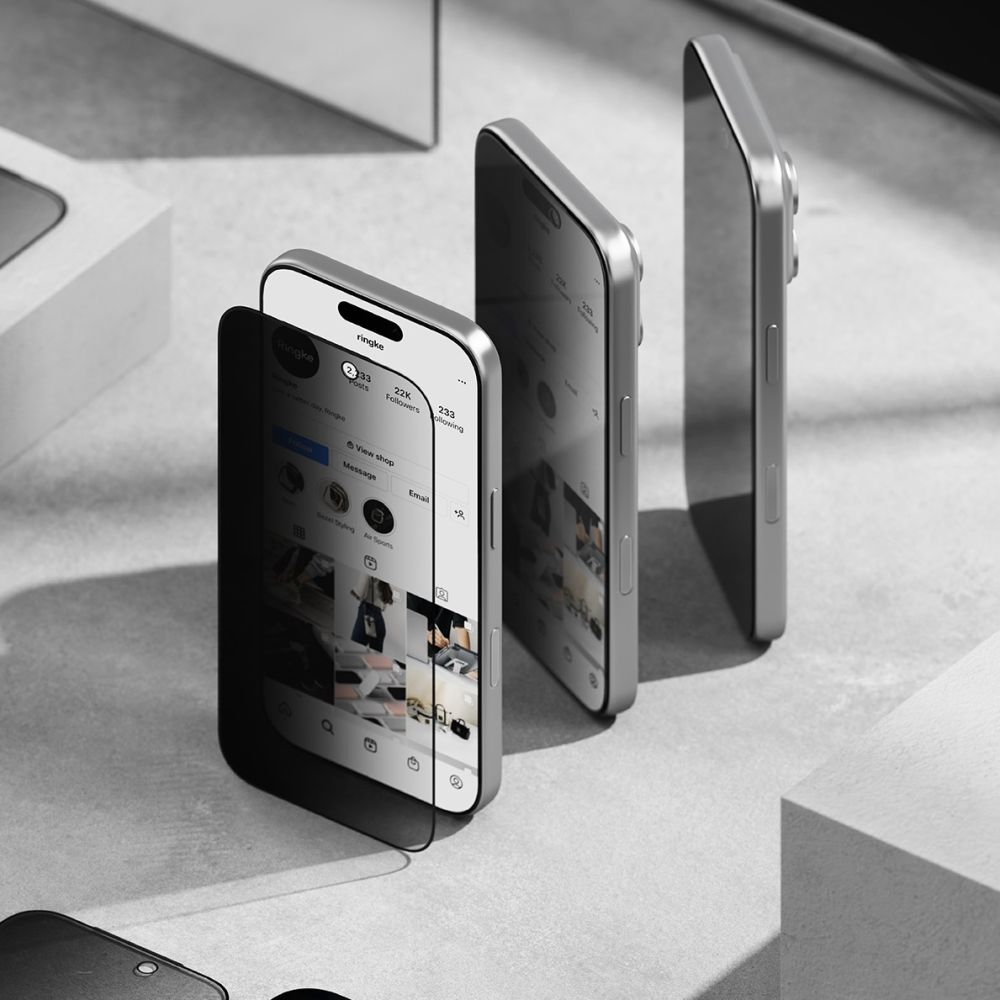 Ringke Ringke iPhone 17 Pro 2-PACK Easy Slide Skärmskydd Härdat Glas - Teknikhallen.se