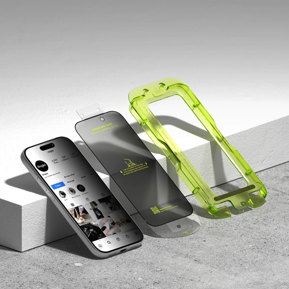 Ringke Ringke iPhone 17 Pro 2-PACK Easy Slide Skärmskydd Härdat Glas - Teknikhallen.se