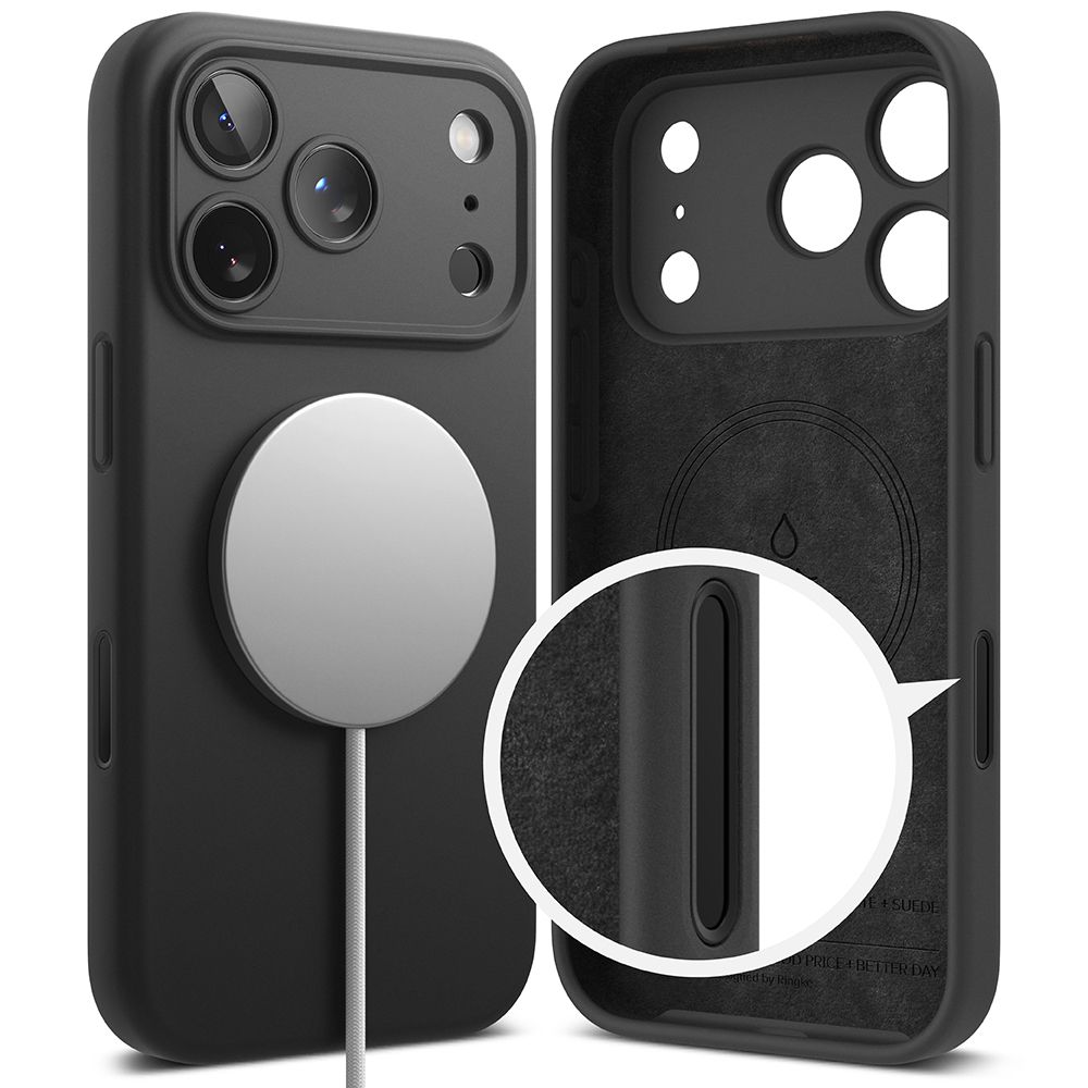 Ringke Ringke iPhone 17 Pro Skal MagSafe Silikon Svart - Teknikhallen.se