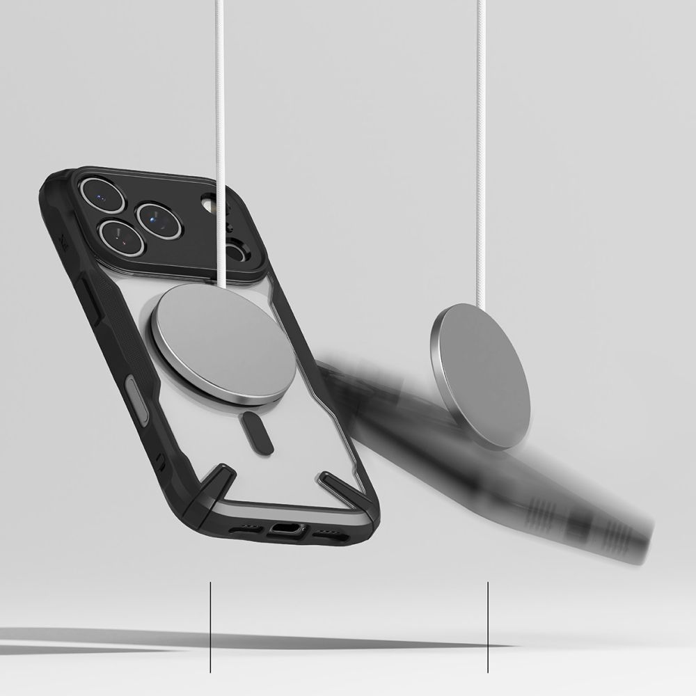 Ringke Ringke iPhone 17 Pro Skal MagSafe Fusion X Svart - Teknikhallen.se