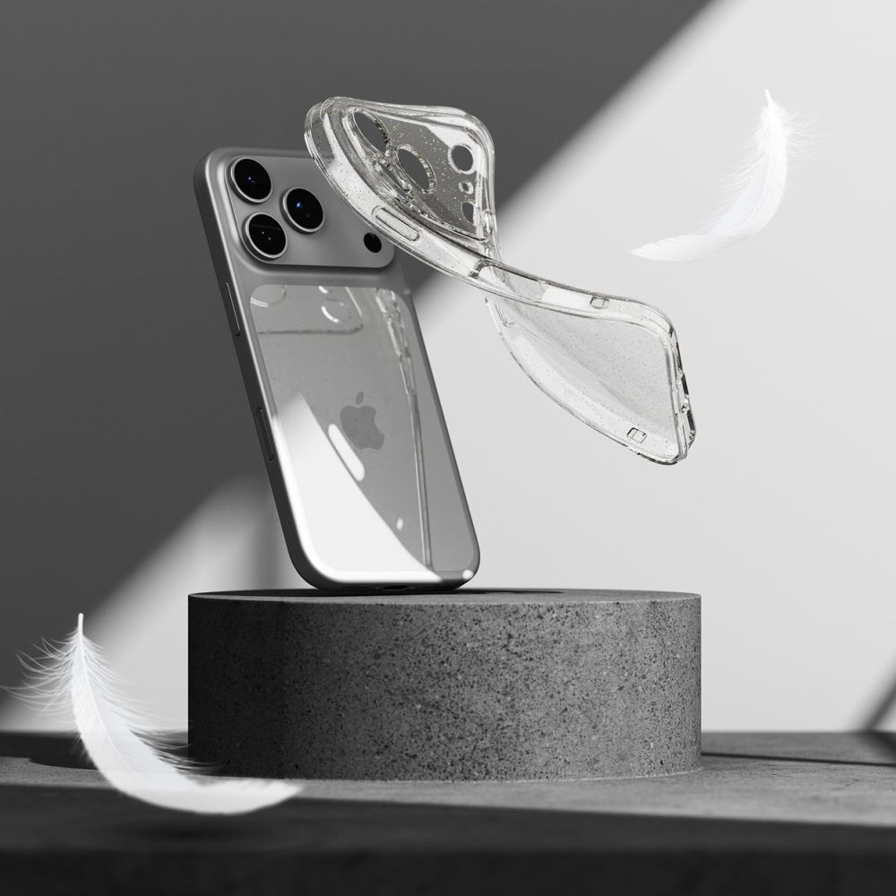 Ringke Ringke iPhone 17 Pro Max Skal Air Glitter Transparent - Teknikhallen.se