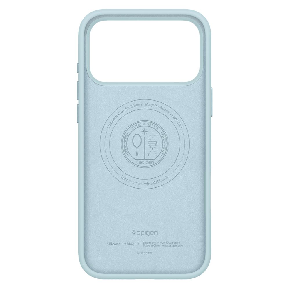 Spigen Spigen iPhone 17 Pro Max Skal MagSafe Silicone Fit Blå - Teknikhallen.se