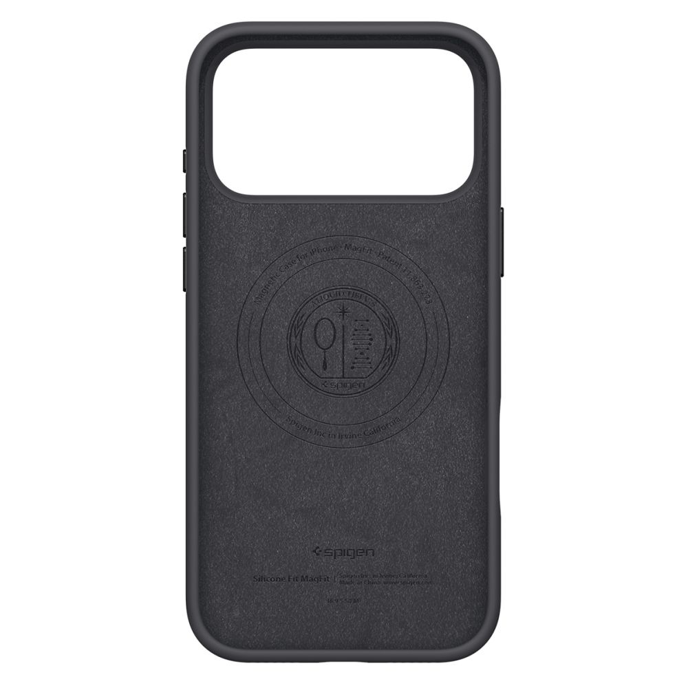 Spigen Spigen iPhone 17 Pro Max Skal MagSafe Silicone Fit Svart - Teknikhallen.se