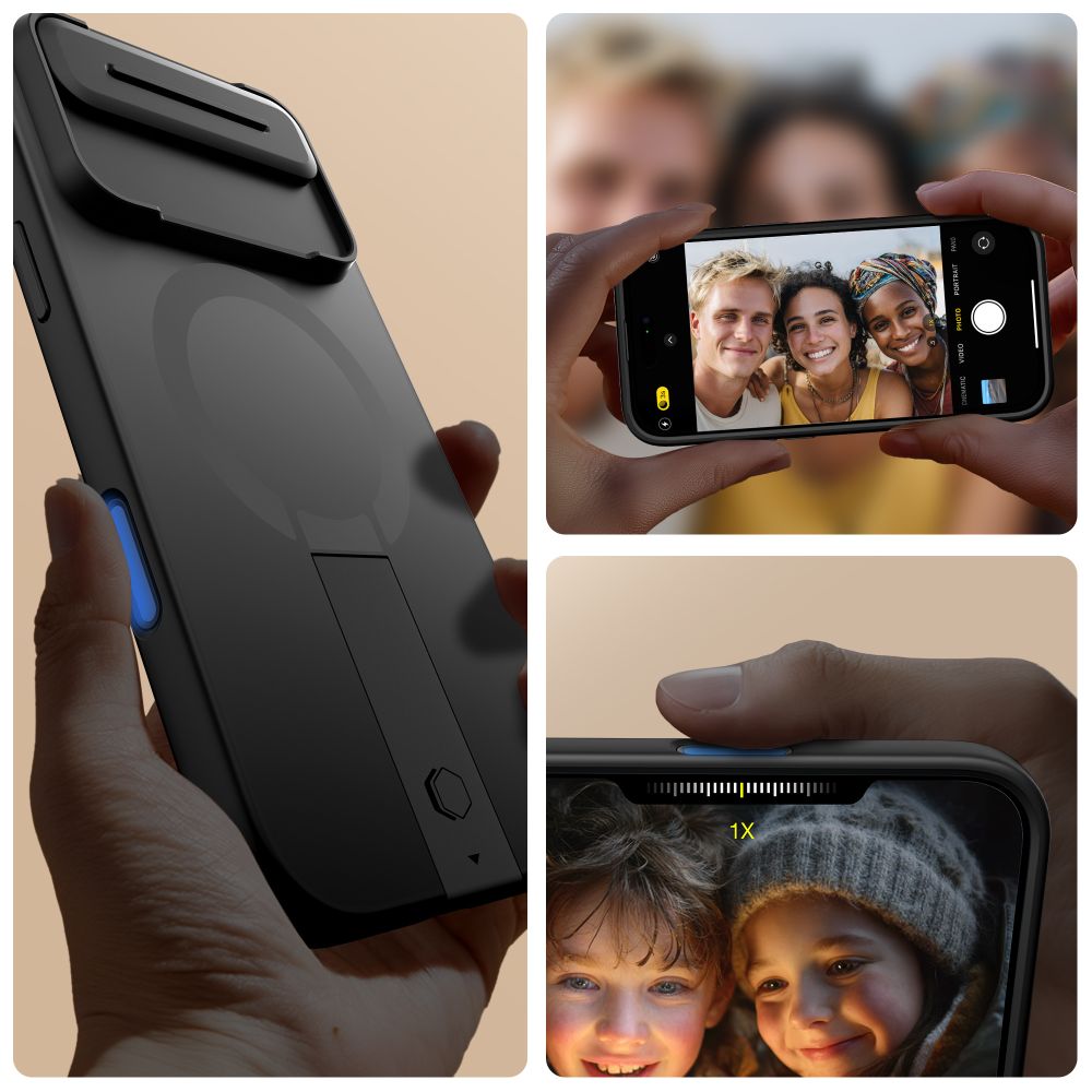 Tech-Protect Tech-Protect iPhone Air Skal MagSfe Kevlar Aura Svart - Teknikhallen.se