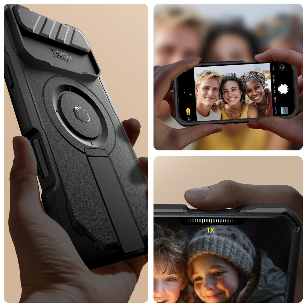 Tech-Protect Tech-Protect iPhone Air Skal MagSafe Kevlar Svart - Teknikhallen.se