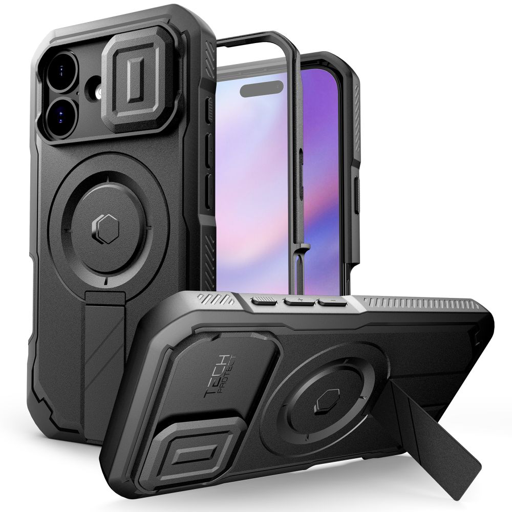 Tech-Protect Tech-Protect iPhone 17 Skal MagSafe Kevlar Svart - Teknikhallen.se