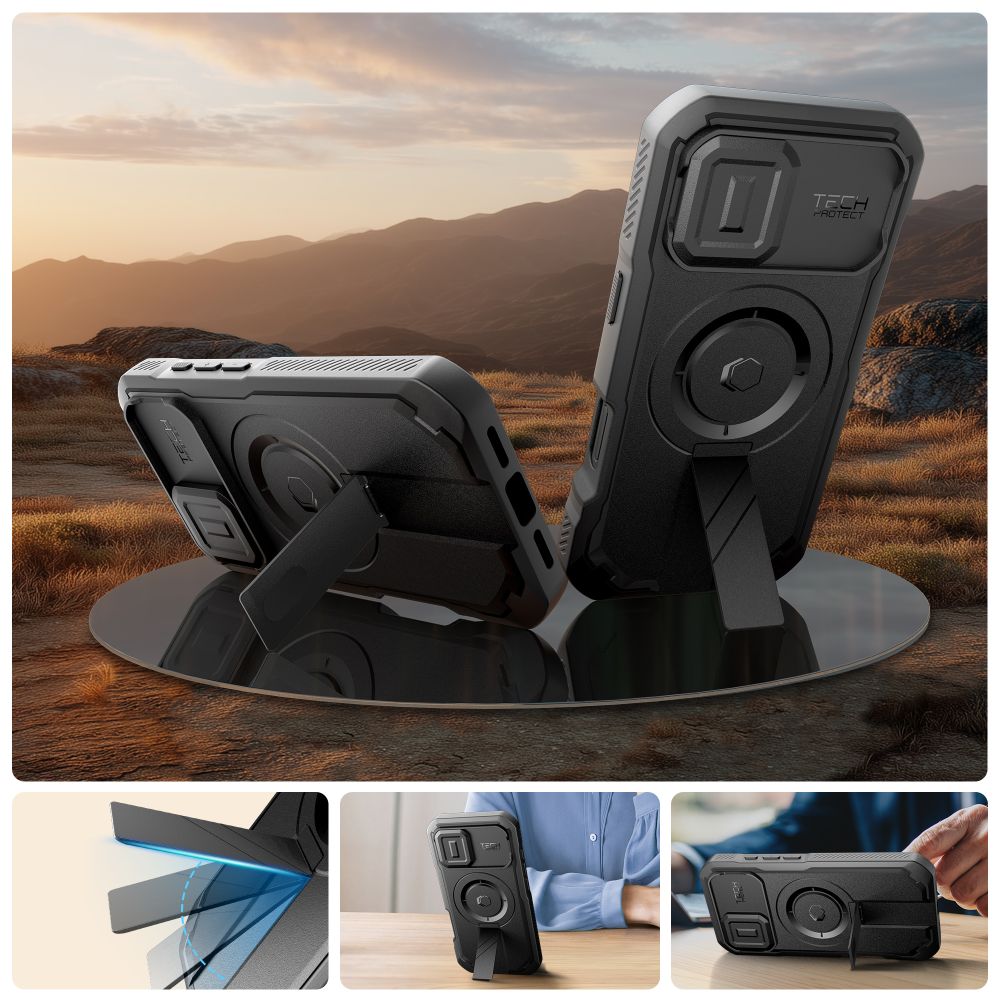 Tech-Protect Tech-Protect iPhone 17 Skal MagSafe Kevlar Svart - Teknikhallen.se