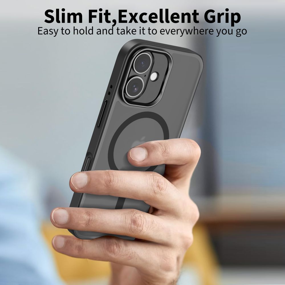 Tech-Protect Tech-Protect iPhone 17 Skal MagSafe MagStand Svart - Teknikhallen.se