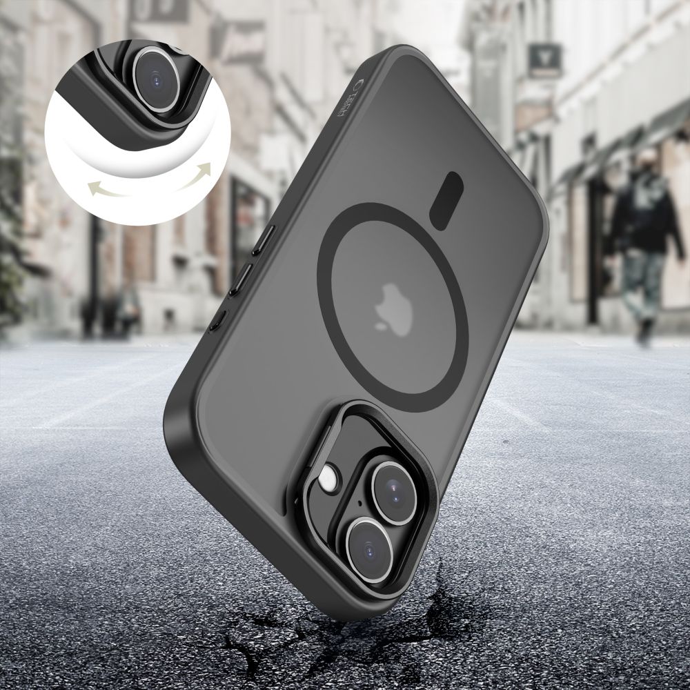 Tech-Protect Tech-Protect iPhone 17 Skal MagSafe MagStand Svart - Teknikhallen.se