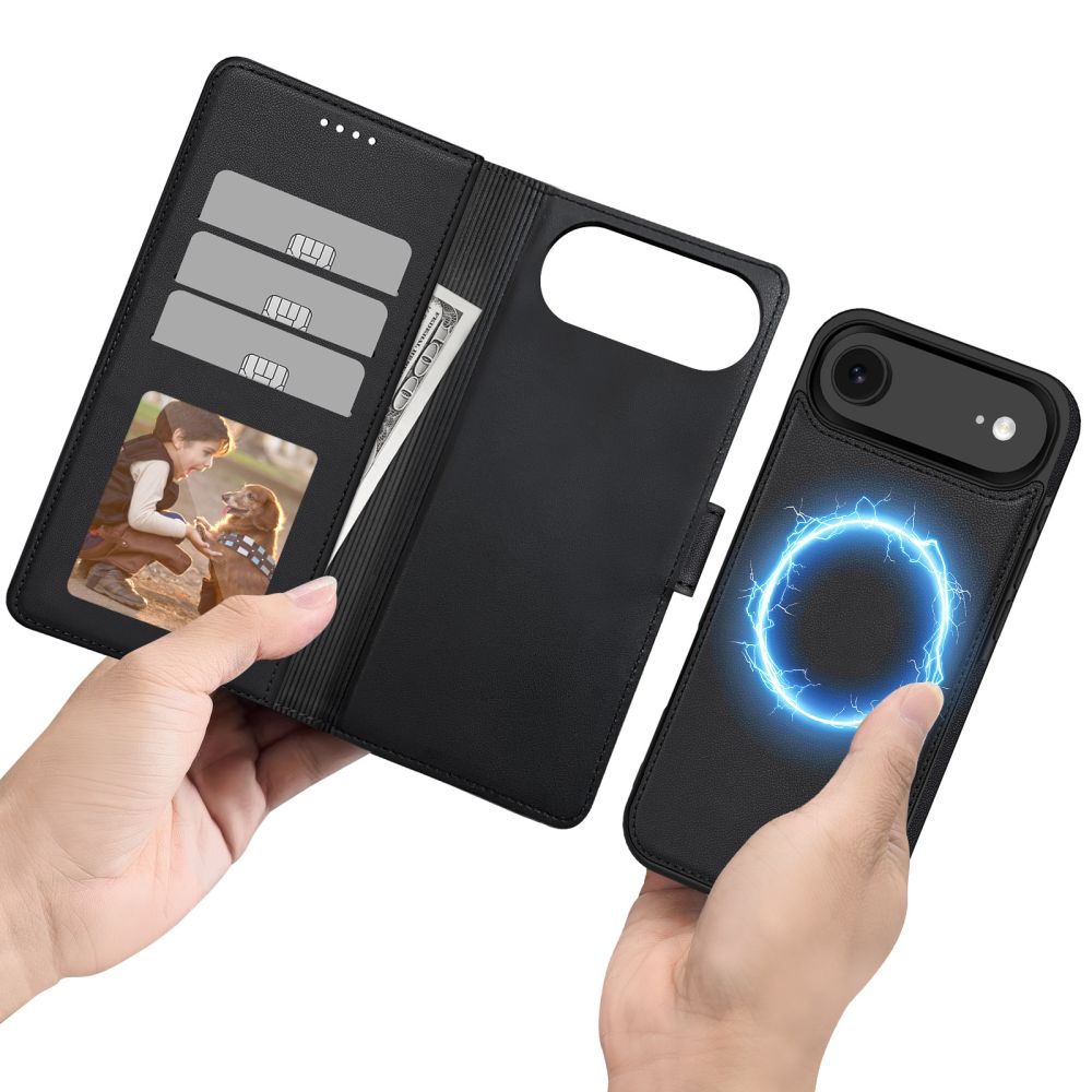 Tech-Protect Tech-Protect iPhone Air MagSafe 2in1 Magnet Fodral / Skal Svart - Teknikhallen.se