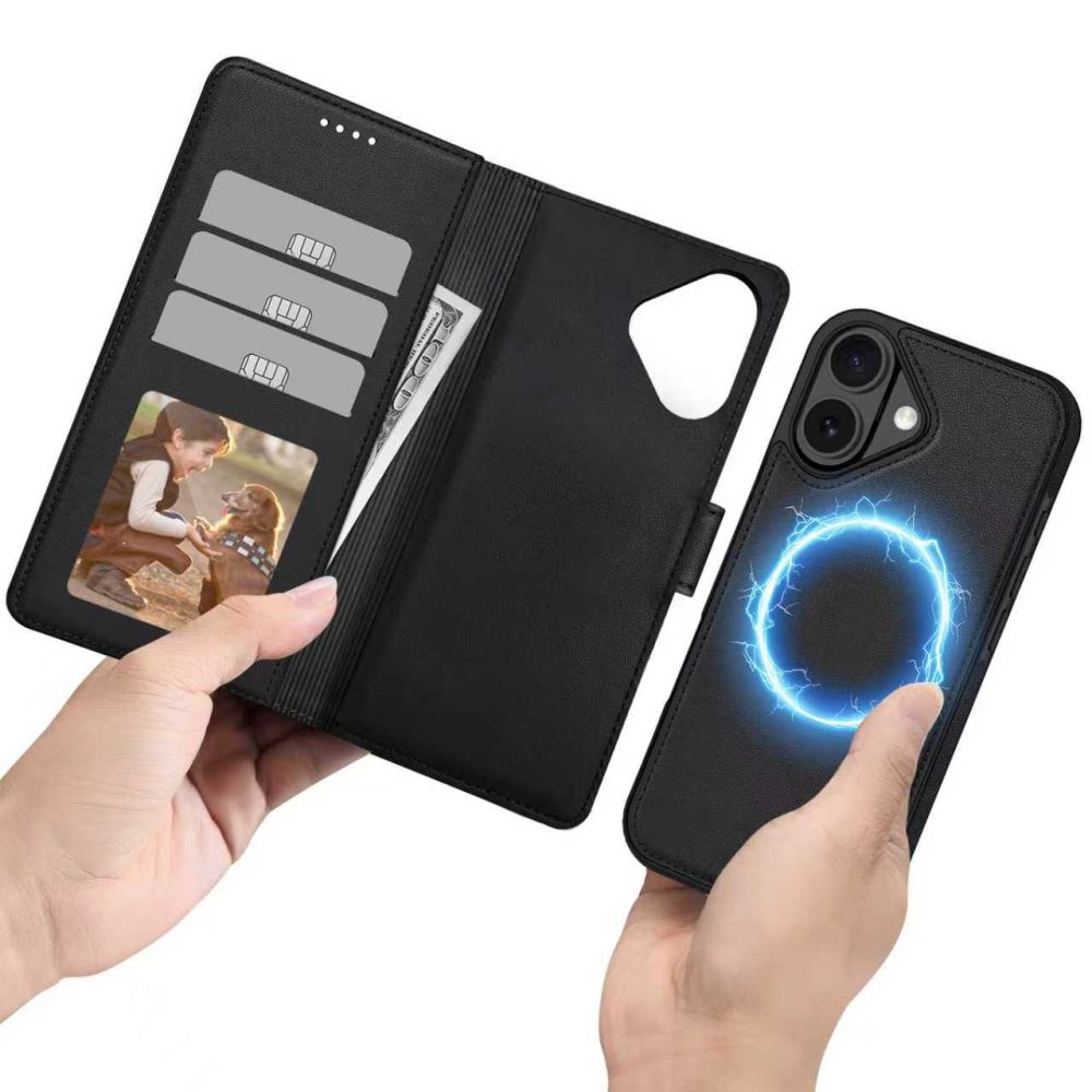 Tech-Protect Tech-Protect iPhone 17 MagSafe 2in1 Magnet Fodral / Skal Svart - Teknikhallen.se