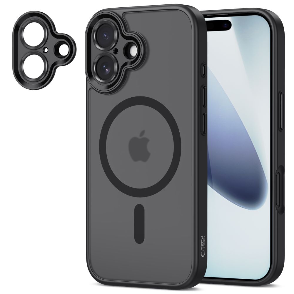 Tech-Protect Tech-Protect iPhone 17 Skal MagSafe MagCam Matt Svart - Teknikhallen.se
