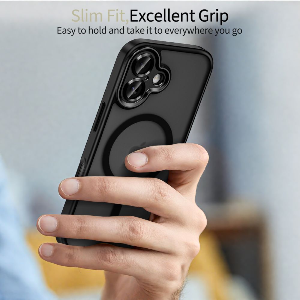 Tech-Protect Tech-Protect iPhone 17 Skal MagSafe MagCam Matt Svart - Teknikhallen.se