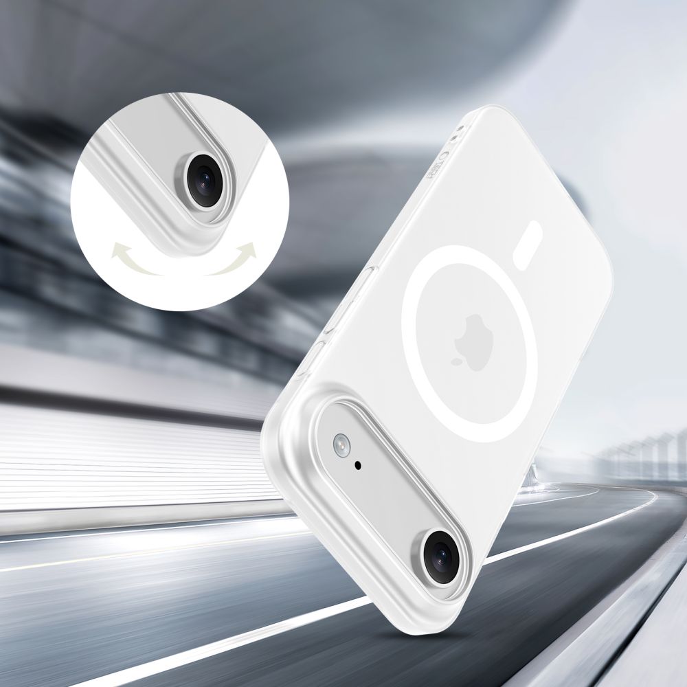 Tech-Protect Tech-Protect iPhone Air Skal MagSafe MagSlim Matt Vit - Teknikhallen.se