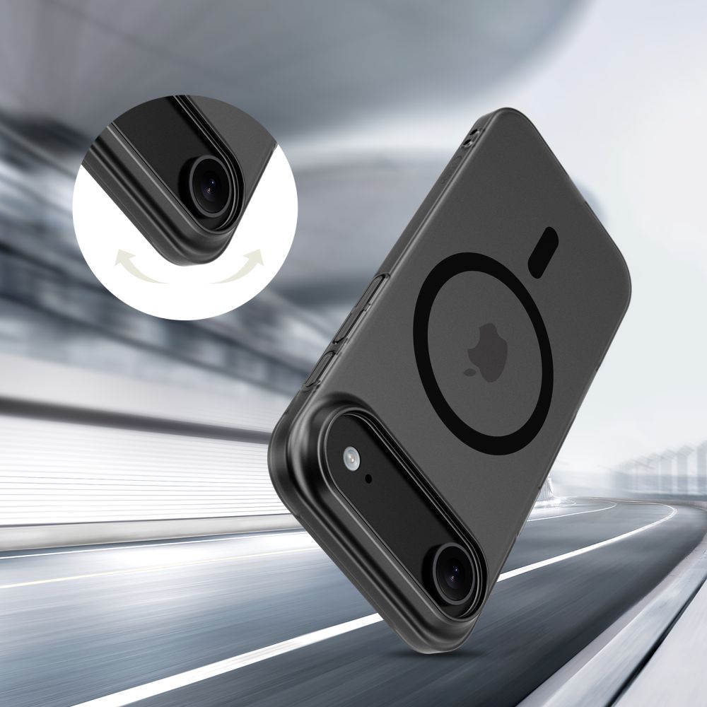 Tech-Protect Tech-Protect iPhone Air Skal MagSafe MagSlim Matt Svart - Teknikhallen.se