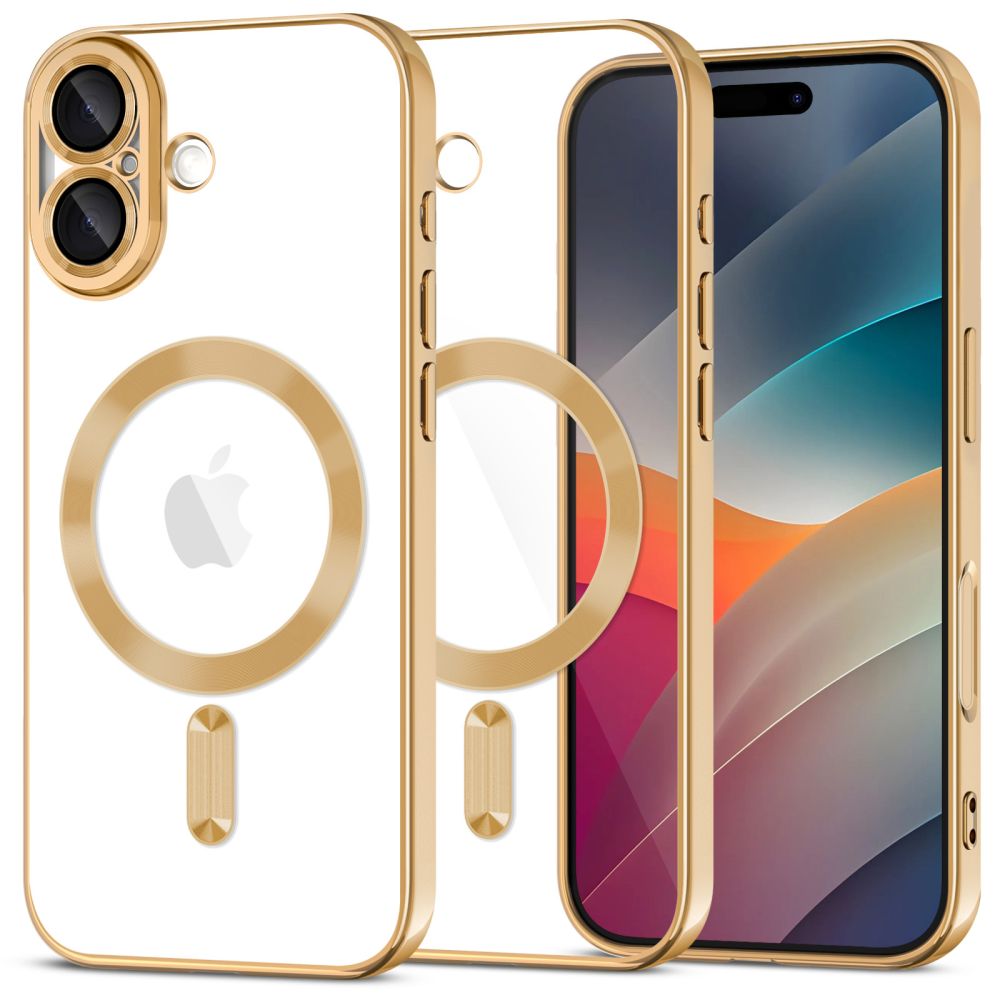 Tech-Protect Tech-Protect iPhone 17 Skal MagSafe MagFlex Shiny Gold - Teknikhallen.se