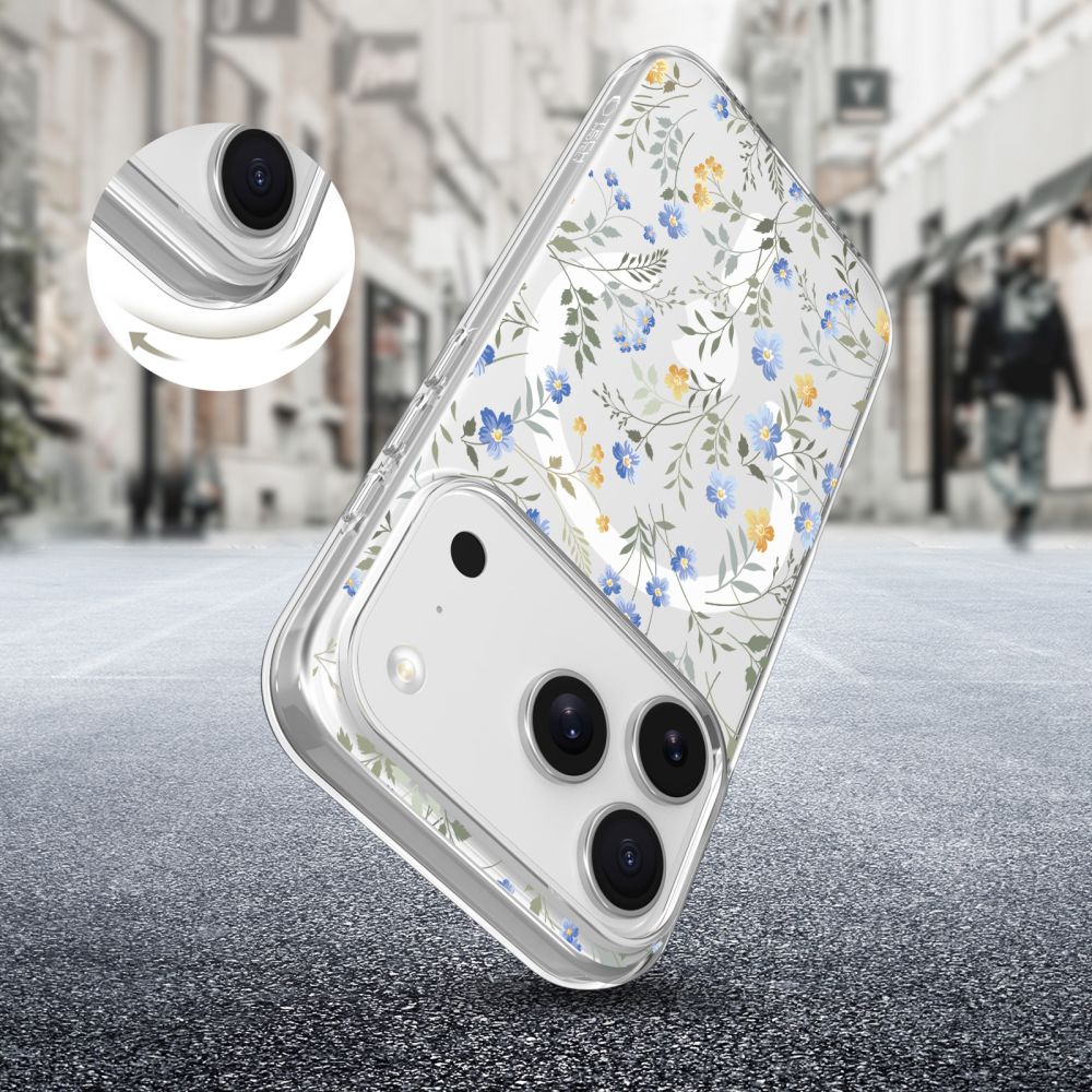 Tech-Protect Tech-Protect iPhone 17 Pro Max Skal MagSafe FlexAir Spring Flowers - Teknikhallen.se