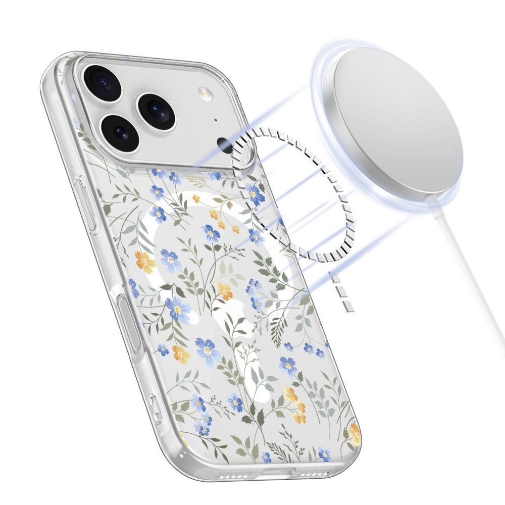 Tech-Protect Tech-Protect iPhone 17 Pro Skal MagSafe FlexAir Spring Flowers - Teknikhallen.se