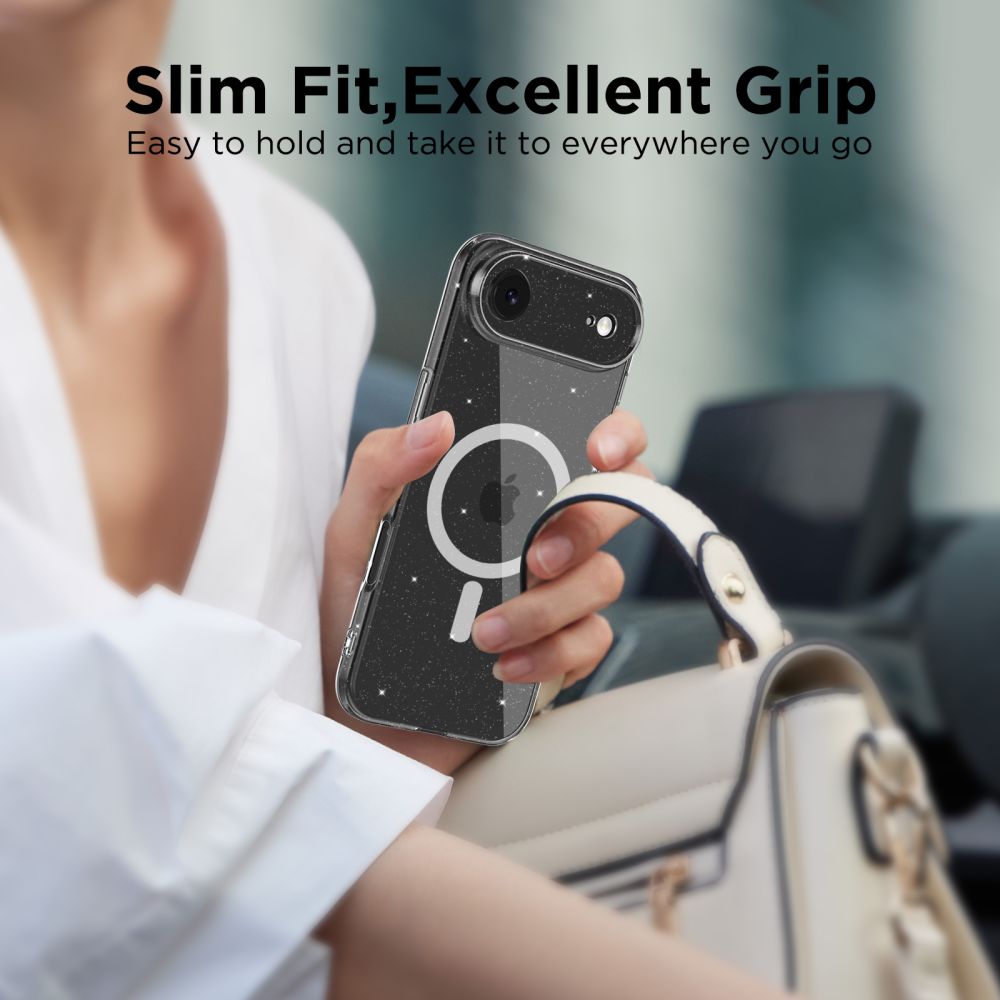 Tech-Protect Tech-Protect iPhone Air Skal MagSafe FlexAir Glitter - Teknikhallen.se