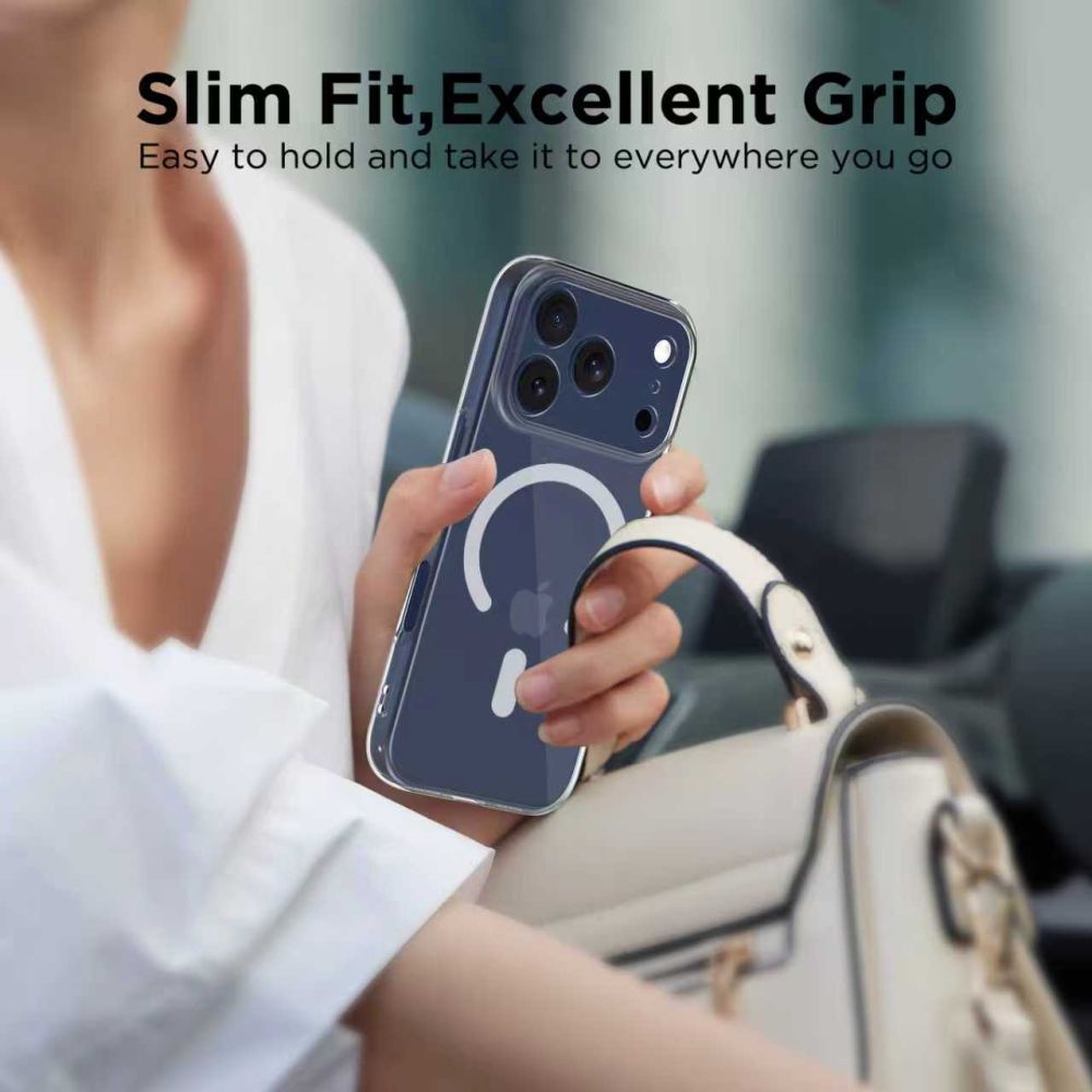 Tech-Protect Tech-Protect iPhone 17 Pro Skal MagSafe FlexAir Transparent - Teknikhallen.se