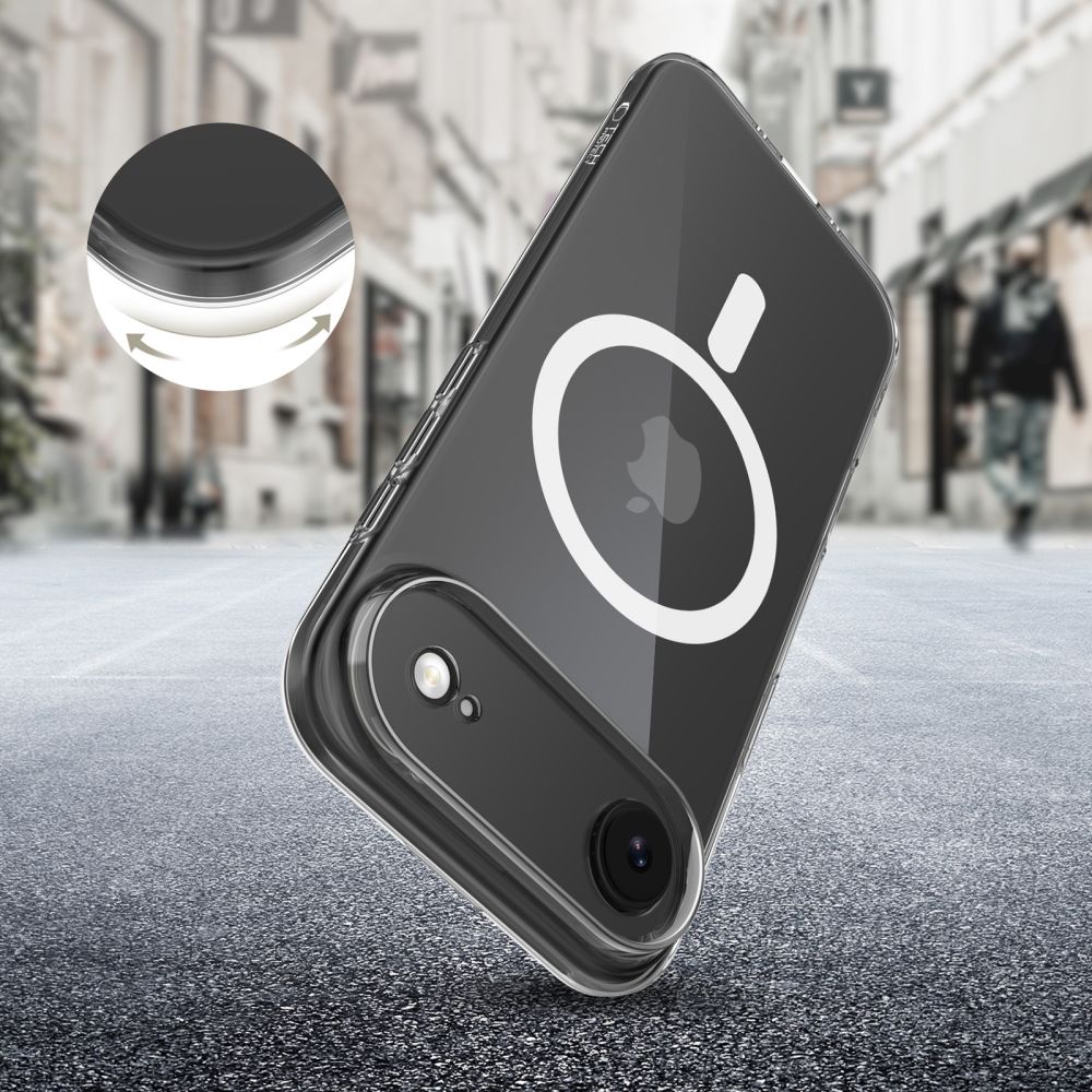 Tech-Protect Tech-Protect iPhone Air Skal MagSafe FlexAir Transparent - Teknikhallen.se